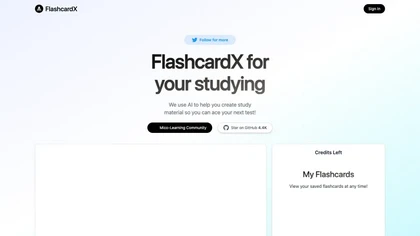 FlashcardX